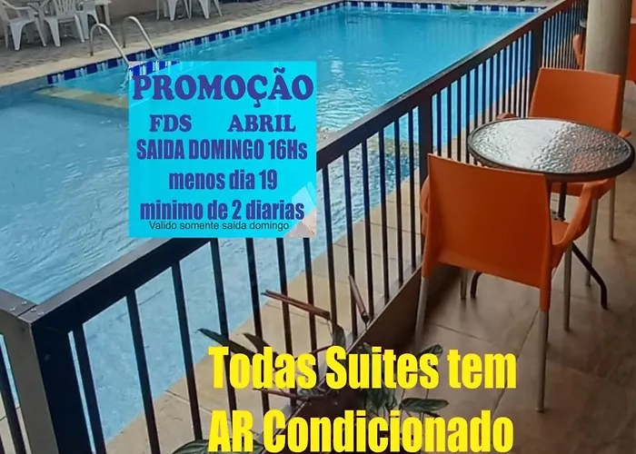 Pousada Parque Suites - Estacionamento e Piscina na Enseada